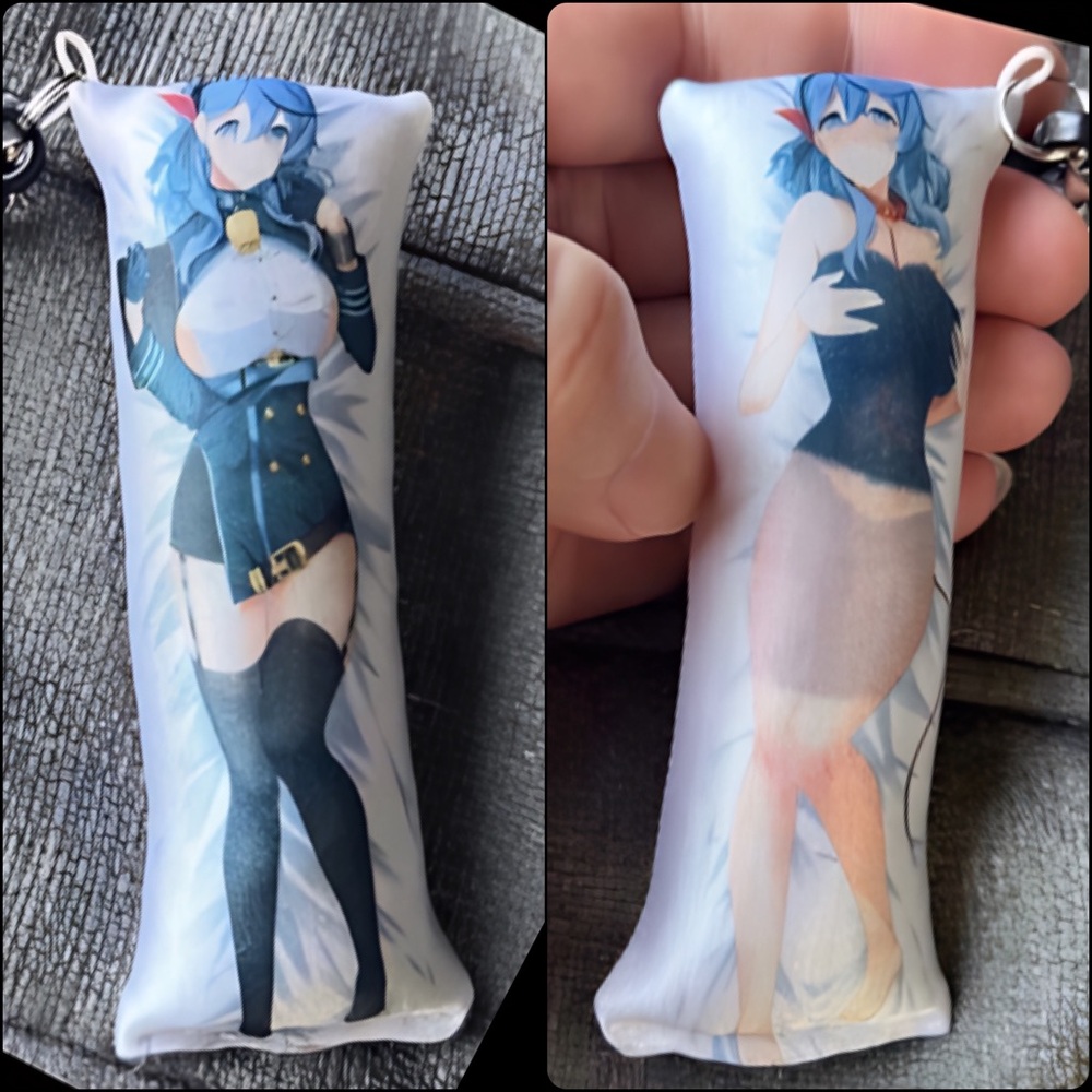 Handmade Anime Amau Ako Blue Archive Body Pillow Plush Keychain